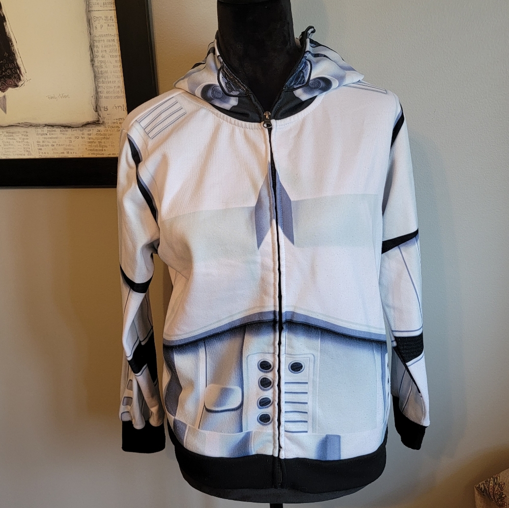 Star Wars R2D2 Zip Jacket w/Hood (Mask) - Picture 4 of 7